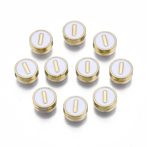 Alloy Enamel Beads ENAM-N052-006-01I-RS-1