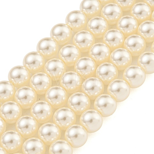 Glass Pearl Beads Strands HY-G002-01C-02-1