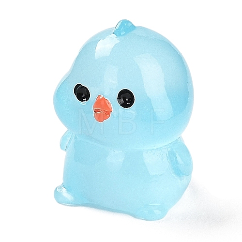 Chick Luminous Resin Display Decorations DJEW-F023-C03-1