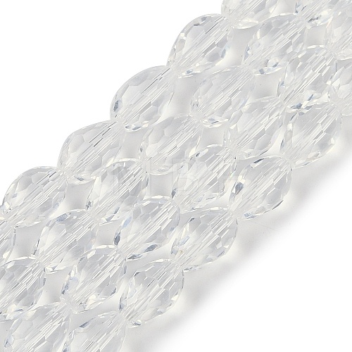 Transparent Glass Beads Strands EGLA-N013-T10mm-D01-1