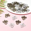 30Pcs 2 Colors Tibetan Style Alloy Pendants TIBEP-FS0001-17-10