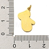 Christmas Theme Ion Plating(IP) 304 Stainless Steel Pendants STAS-O005-01D-G-3