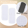 10Pcs Linen Aida Cloth Bookmarks for Cross Stitch Making DIY-CY0001-77-5