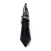 Gemstone Pointed Big Pendants G-Q184-02AS-2