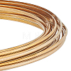 Half Round Brass Wire for Jewelry Making CWIR-WH0003-02G-1
