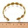 Brass Cuff Bangles for Women BJEW-U018-03G-5