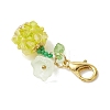 Fruit & Flowers Glass Seed Beads Pendant Decorations HJEW-MZ00407-5