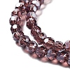Electroplate Transparent Glass Beads Strands LS-EGLA-A035-T4mm-A13-3