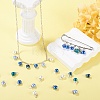 70Pcs 5 Colors Glass Pearl Pendants PALLOY-TAC0321-7
