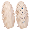 Wood Necklaces Organizer Display Holder NDIS-WH0017-12B-1