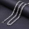 4mm Stainless Steel Byzantine Chain Necklaces FS-WG56795-01-1