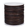 20M Round Cowhide Leather Cord WL-WH0015-01C-03-1