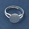 Adjustable Brass Pad Ring Setting KK-K414-05A-S-2