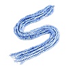Anti-Tarnish Electroplate Glass Beads Strands EGLA-ZX010-4mm-09-3