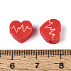 Valentine's Day Handmade Polymer Clay Beads CLAY-T023-15-3