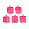 Alloy Enamel Charms ENAM-T016-13-RS-2