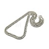 Fashionable 304 Stainless Steel Cuban Link Chain Necklaces STAS-A028-N064-2