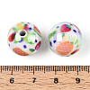 Printed Opaque Acrylic Beads X1-MACR-T048-04B-3