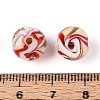 Handmade Gold Sand Lampwork Beads LAMP-T024-11F-7