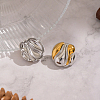 Nuggets 304 Stainless Steel Stud Earrings WQ1047-4