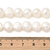 Natural Cultured Freshwater Pearl Beads Strands PEAR-A006-10E-X-5
