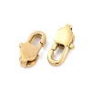 Ion Plating(IP) 304 Stainless Steel Lobster Claw Clasps STAS-F094-05B-G-3