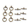 Alloy Toggle Clasps PALLOY-F178-01AB-NF-1