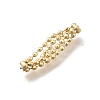 Brass Ball Chain Multi-Strand Connector Charms KK-U061-06G-2