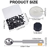 200Pcs Octagon Sealing Wax Particles with 1Pc Stainless Steel Spoon and 3Pcs Flat Round Candles and 1Pc Iron Beading Tweezers DIY-CP0009-31-2