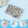 20Pcs Alloy Baseball Player & Baseball Bat & Hat Keychains KEYC-SC00044-6
