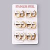304 Stainless Steel Hoop Earrings LS-EJEW-O087-08B-3