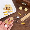 8 Sets Brass Mirror Holder Clips TOOL-DL0001-08-3