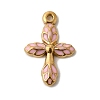 304 Stainless Steel Enamel Pendants STAS-G386-05G-1