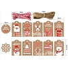 Christmas Themed Pattern Kraft Gift Tags sgDIY-SZC0003-01-3