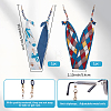 2Pcs 2 Colors Polyester & Acrylic Eyeglasses Chains AJEW-SP0006-02A-2