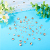 60Pcs 3 Styles Cubic Zirconia Charms ZIRC-TAD0001-01E-5