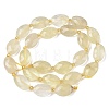 Natural Lemon Quartz(Heated)  Beads Strands G-A295-A11-01-3