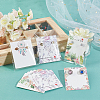 120Pcs 4 Styles Necklace and Earrings Display Cards DIY-AR0002-30-5