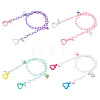 4Pcs 4 Colors Eyeglasses Chains AJEW-BY0001-03-2