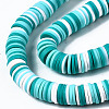 Handmade Polymer Clay Beads Strands X-CLAY-R089-8mm-085-2