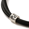 PU Leather Round Cord Multi-strand Bracelets SJEW-K002-07C-2