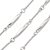 304 & 201 Stainless Steel Bar Link Chains CHS-H117-17P-1
