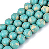 Synthetic Turquoise Beads Strands G-N364-08B-01-2