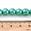 Baking Painted Pearlized Glass Pearl Round Bead Strands HY-Q330-8mm-29-4