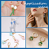 100Pcs 304 Stainless Steel Leverback Earring Findings STAS-PH0004-83-5
