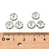 Brass Grade A Rhinestone Spacer Beads RSB030NF-10-3