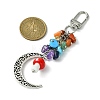 Moon Alloy Pendant Decoraiton HJEW-JM01393-04-2