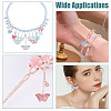 100Pcs Transparent Spray Painted Glass Beads GLAA-HY0001-41-7