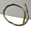 Natural Unakite Beads Strands G-D464-21-2