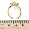 Brass Micro Pave Cubic Zirconia Cuff Rings RJEW-H236-24G-5